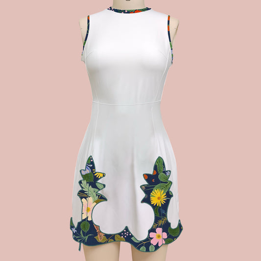 The Floral Green Dress