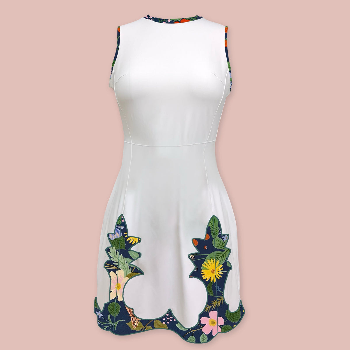 The Navy Floral  Dress
